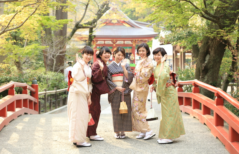 イベント企画 着物美人で鎌倉お花見 藤寿々舞の日本舞踊教室